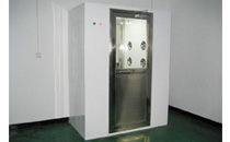 外鋼板噴塑內不銹鋼單人單吹風淋室